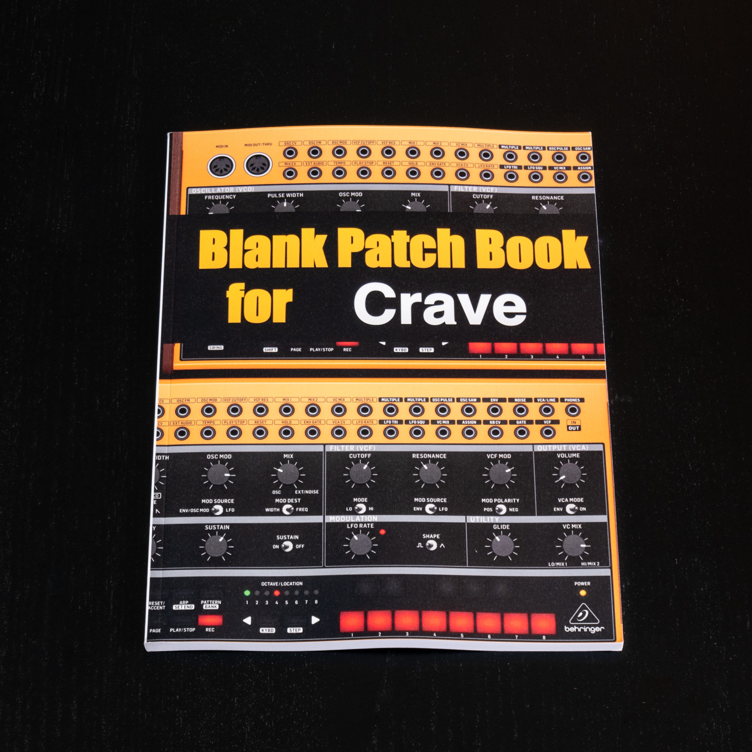 Blank Patch Book for Crave (Behringer) - Ferdz